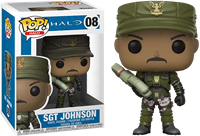 תמונה של בובת פופ היילו - HALO SGT. JOHNSON POP