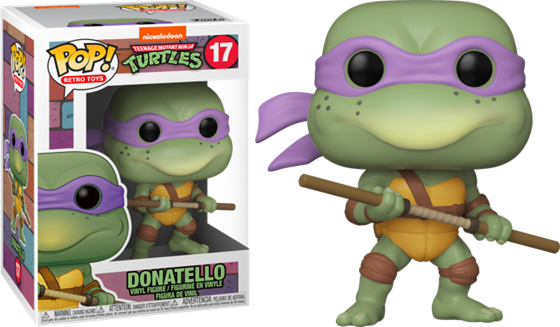 תמונה של צבי הנינג'ה דונטלו פופ - TEENAGE MUTANT NINJA TURTLES (1990) DONATELLO POP