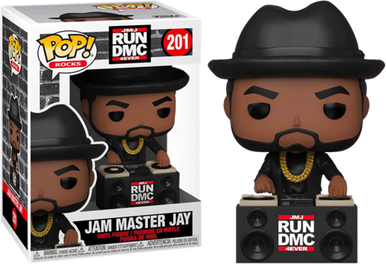 תמונה של בובת פופ ראן די אמ אסי - RUN DMC JAM MASTER JAY POP