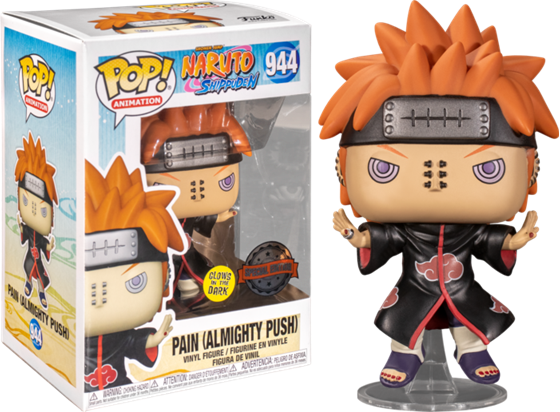 תמונה של נארוטו - NARUTO SHIPPUDAN PAIN ALMIGHTY PUSH GLOWS IN THE DARK EXCLUSIVE POP