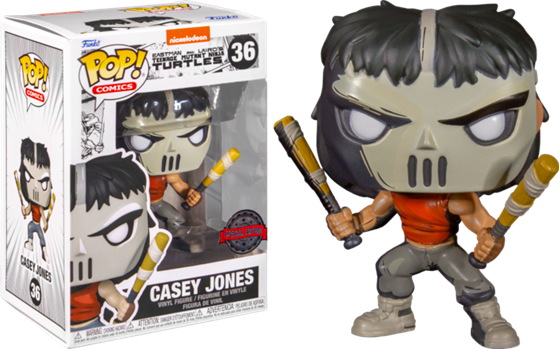תמונה של בובת פופ צבי הנינג'ה - TEENAGE MUTANT NINJA TURTLES COMICS CASEY JONES EXCLUSIVE POP