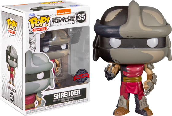 תמונה של בובת פופ צבי הנינג'ה - TEENAGE MUTANT NINJA TURTLES COMICS SHREDDER EXCLUSIVE POP