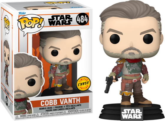 תמונה של בובת פופ מלחמת הכוכבים המנדלוריאן - STAR WARS THE MANDALORIAN COBB VANTH CHASE POP