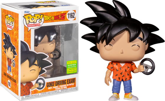 תמונה של בובת פופ דרגון בול - DRAGON BALL Z GOKU DRIVING EXAM SUMMER CONVENTION 2022 EXCLUSIVE POP