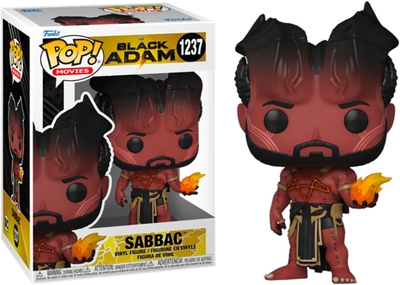 תמונה של בובת פופ בלאק אדם - BLACK ADAM SABBAC POP