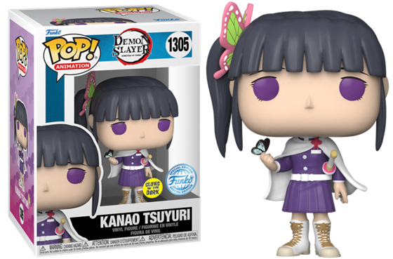 תמונה של בובת פופ קוטל השדים - DEMON SLAYER KANAO TSUYURI GLOW IN THE DARK EXCLUSIVE POP