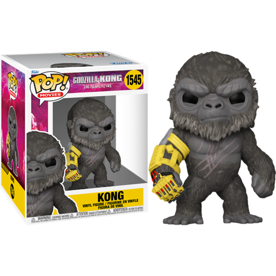 תמונה של בובת פופ קונג - GODZILLA VS. KONG 2 KONG WITH MECHANICAL ARM SUPER SIZED 6-INCH POP