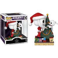 תמונה של בובת פופ הסיוט שלפני חג המולד - NIGHTMARE BEFORE CHRISTMAS JACK SKELLINGTON WITH ZERO AND TREE POP