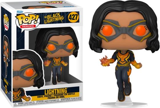תמונה של בובת פופ הברק השחור - THE BLACK LIGHTNING LIGHTNING POP
