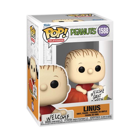 תמונה של בובת פופ פינאטס ליינס - PEANUTS LINUS POP