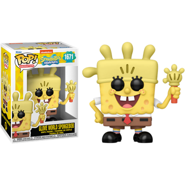 תמונה של בובת פופ בובספוג - SPONGEBOB SQUAREPANTS GLOVE WORLD SPONGEBOB POP
