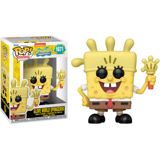 תמונה של בובת פופ בובספוג - SPONGEBOB SQUAREPANTS GLOVE WORLD SPONGEBOB POP