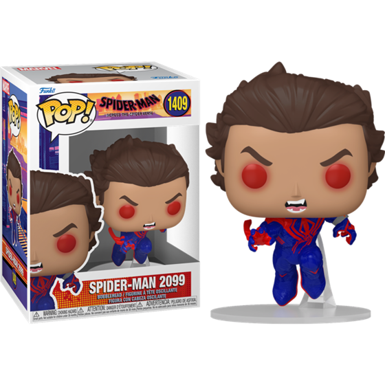 תמונה של בובת פופ ספיידרמן - SPIDER-MAN ACROSS THE SPIDER-VERSE SPIDER-MAN 2099 POP