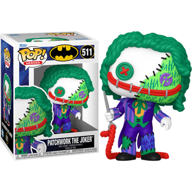 תמונה של בובת פופ הג'וקר - DC PATCHWORK THE JOKER POP