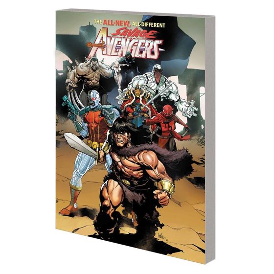 תמונה של SAVAGE AVENGERS VOL 1 TIME IS THE SHARPEST EDGE TP