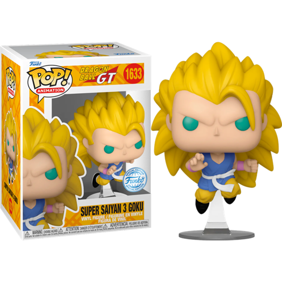 תמונה של בובת פופ דרגון בול - DRAGON BALL GT SUPER SAIYAN 3 GOKU EXCLUSIVE POP