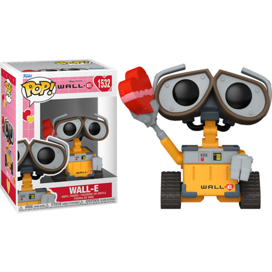 תמונה של בובת פופ וול-אי - WALL-E WITH A BOX OF CHOCOLATE VALENTINE POP