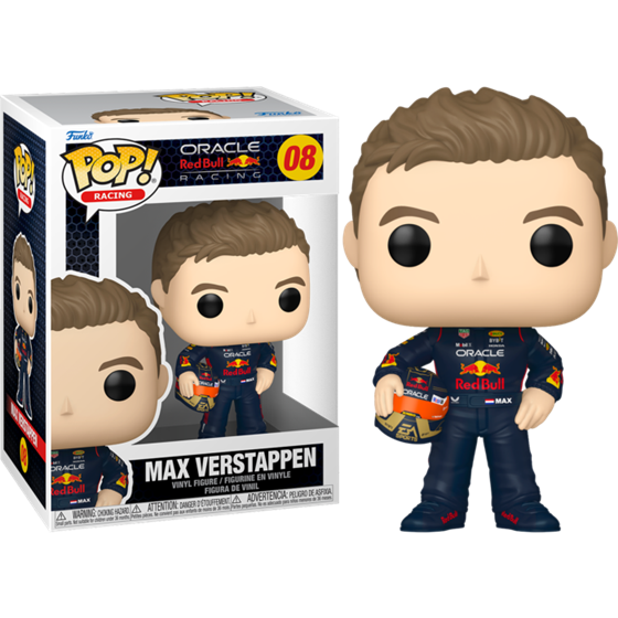 תמונה של בובת פופ פורמולה 1 - F1 MAX VERSTAPPEN POP