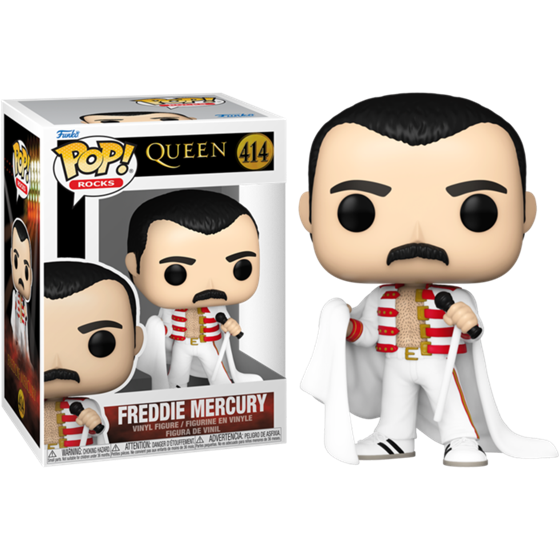 תמונה של בובת פופ פרדי מרקורי - QUEEN FREDDIE MERCURY WITH CAPE POP