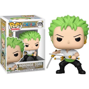 תמונה של בובת פופ וואן פיס - ONE PIECE RORONOA ZORO TWO SWORDS POP