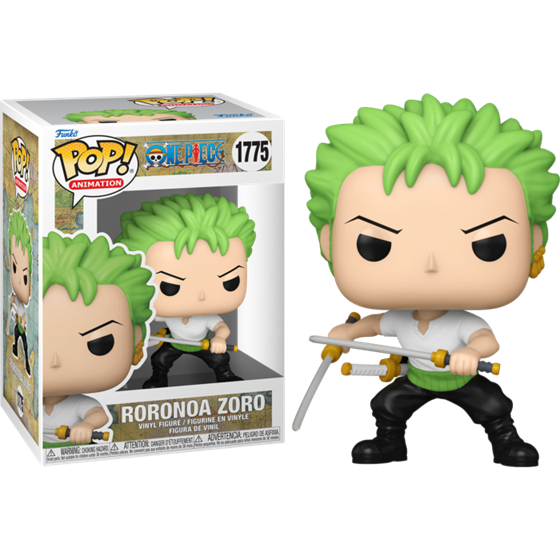תמונה של בובת פופ וואן פיס - ONE PIECE RORONOA ZORO TWO SWORDS POP