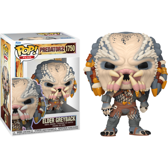 תמונה של בובת פופ הטורף - PREDATOR 2 ELDER GREYBACK PLUS POP