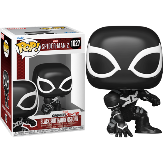 תמונה של בובת פופ ספיידרמן - MARVEL'S SPIDER-MAN 2 BLACK SUIT HARRY OSBORN POP