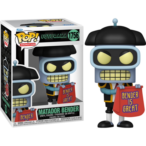 תמונה של בובת פופ פיוצ'רמה - FUTURAMA MATADOR BENDER POP