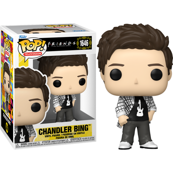 תמונה של בובת פופ חברים - FRIENDS CHANDLER BING IN BAND OUTFIT POP