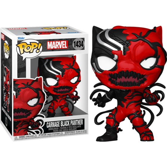 תמונה של בובת פופ קרנייג' - CARNAGE BLACK PANTHER POP
