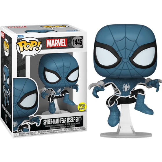 תמונה של בובת פופ ספיידרמן - SPIDER-MAN FEAR ITSELF SUIT GLOW IN THE DARK POP