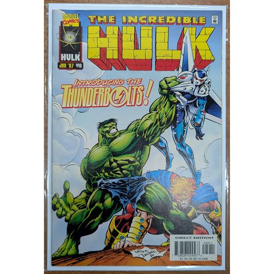 תמונה של ת'אנדרבולטס - THE INCREDIBLE HULK #449 THUNDERBOLTS FIRST APPEARANCE