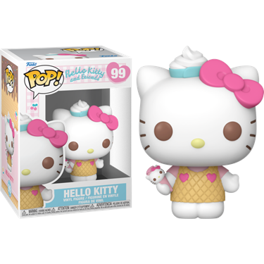 תמונה של בובת פופ הלו קיטי - HELLO KITTY AND FRIENDS HELLO KITTY WITH ICE CREAM POP