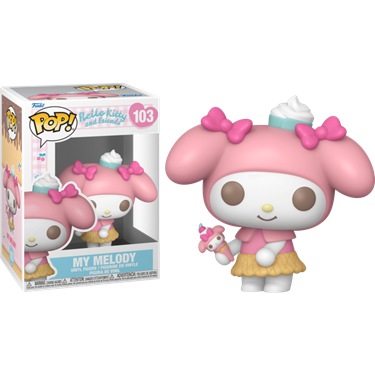 תמונה של בובת פופ הלו קיטי - HELLO KITTY AND FRIENDS MY MELODY POP