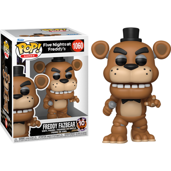 תמונה של בובת פופ חמישה לילות אצל פרדי - FIVE NIGHTS AT FREDDY'S FREDDY FAZBEAR POP