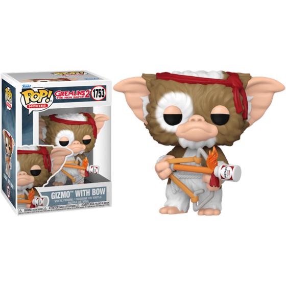 תמונה של בובת פופ גרמלינס - GREMLINS 2 GIZMO WITH BOW POP