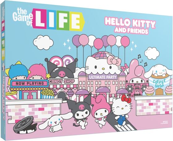 תמונה של הלו קיטי משחק קופסא - THE GAME OF LIFE HELLO KITTY AND FRIENDS BOARD GAME