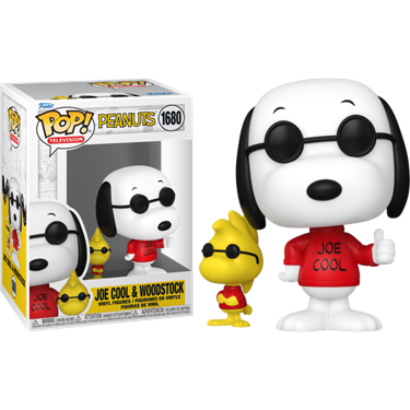 תמונה של בובת פופ סנופי - PEANUTS JOE COOL AND WOODSTOCK POP