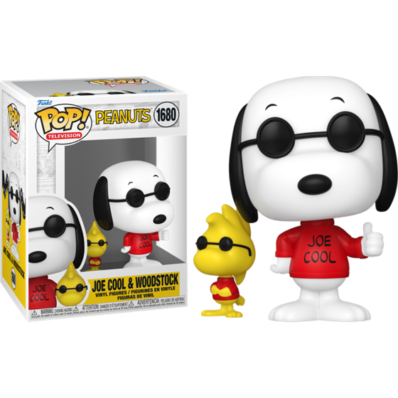 תמונה של בובת פופ סנופי - PEANUTS JOE COOL AND WOODSTOCK POP