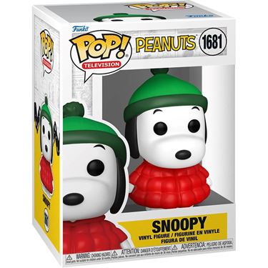 תמונה של בובת פופ סנופי - PEANUTS SNOOPY IN COAT POP