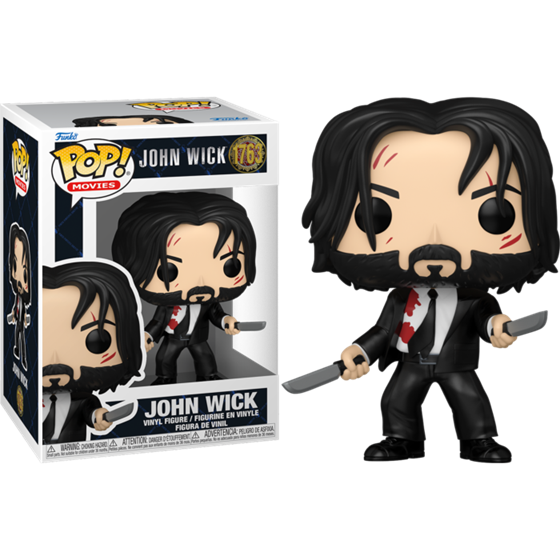תמונה של בובת פופ ג'ון וויק - JOHN WICK WITH KNIVES POP