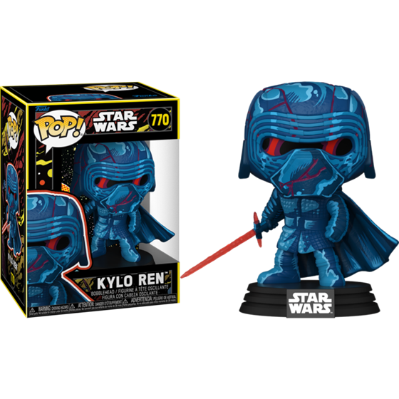 תמונה של בובת פופ מלחמת הכוכבים - STAR WARS KYLO REN POP