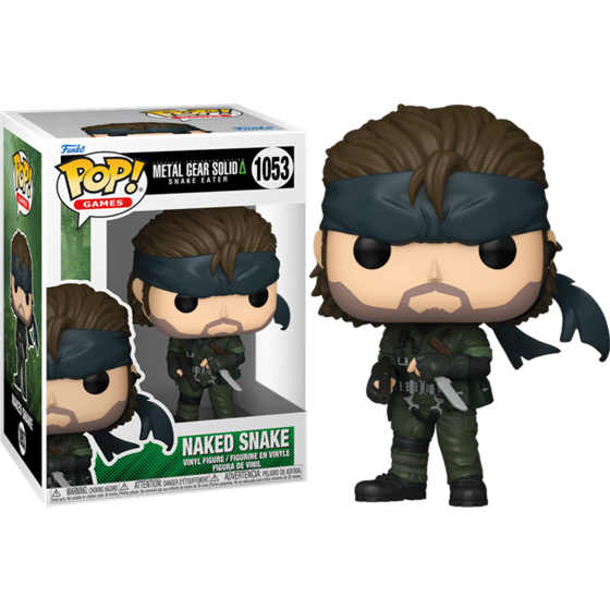 תמונה של בובת פופ מטאל גיר סוליד - METAL GEAR SOLID SNAKE EATER NAKED SNAKE POP