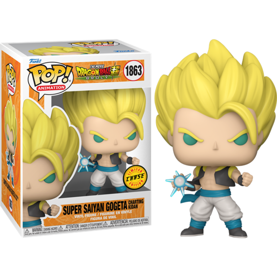 תמונה של בובת פופ דרגון בול - DRAGON BALL SUPER BROLY SUPER SAIYAN GOGETA CHASE POP