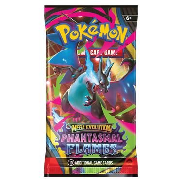 תמונה של פוקימון - POKEMON MEGA EVOLUTION PHANTASMAL FLAMES BOOSTER PACK