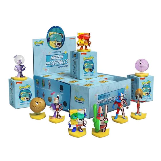 תמונה של בובספוג מייטי ג'קס - MIGHTY JAXX SPONGEBOB SQUAREPANTS HIDDEN DISSECTIBLES SUPER EDITION BLIND BOX