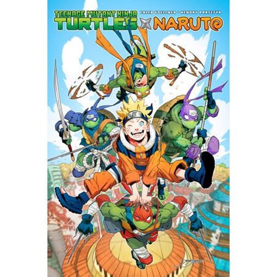 תמונה של צבי הנינג'ה נארוטו - TEENAGE MUTANT NINJA TURTLES X NARUTO TP