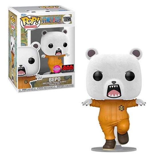 תמונה של בובת פופ וואן פיס - ONE PIECE BEPO EXCLUSIVE FLOCKED POP