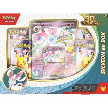 תמונה של פוקימון 30 שנה - POKEMON 30TH CELEBRATION SYLVEON EX BOX