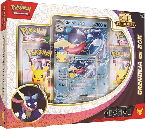 תמונה של פוקימון 30 שנה - POKEMON 30TH CELEBRATION GRENINJA EX BOX
